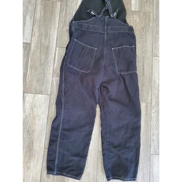 Pomme De Terre Navy Cotton Blend Overalls No Size- Small? - Picture 3 of 7